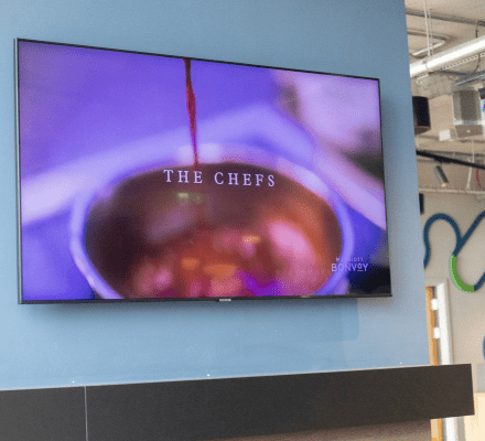AT&C Audio Visual AV Services Retail London Digital Signage 440x400px Image